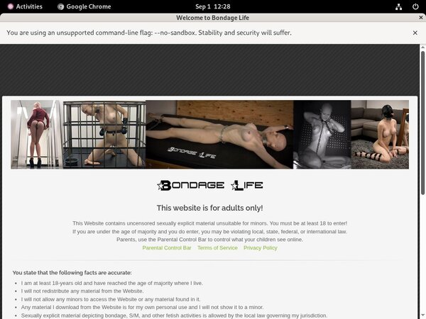 Active Bondage Life Passwords