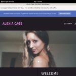 Alexiacage Free Users