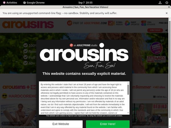 Arousins Free Membership