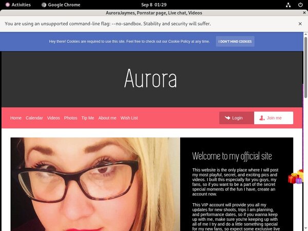 AuroraJaymes Username Password
