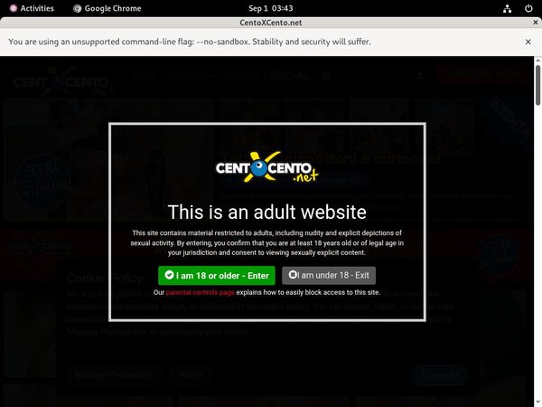 Cento X Cento Trial Membership $1