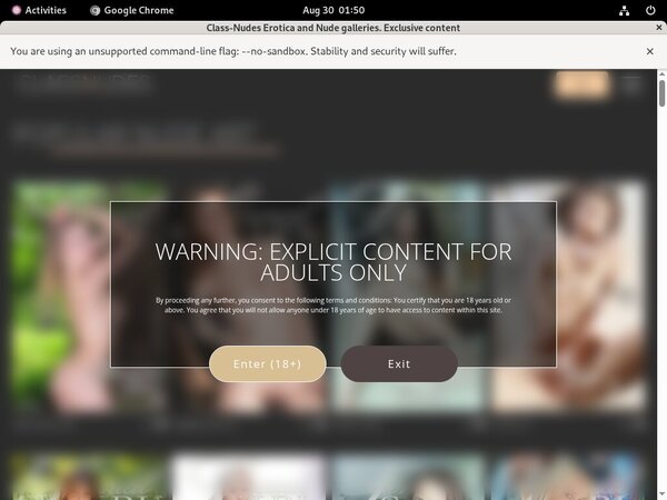 Class-nudes.com With Credit Card