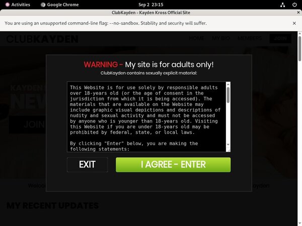 Club Kayden Vxsbill Page