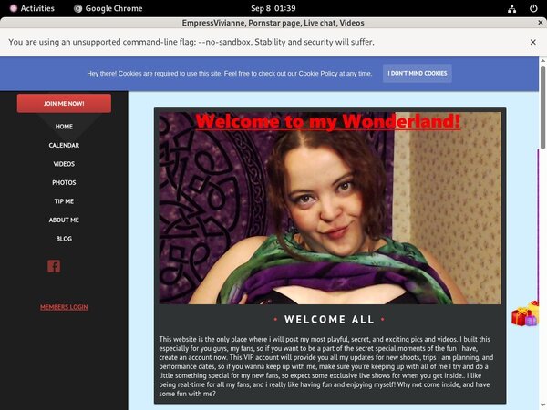 Cracked Empressvivianne.modelcentro.com Account