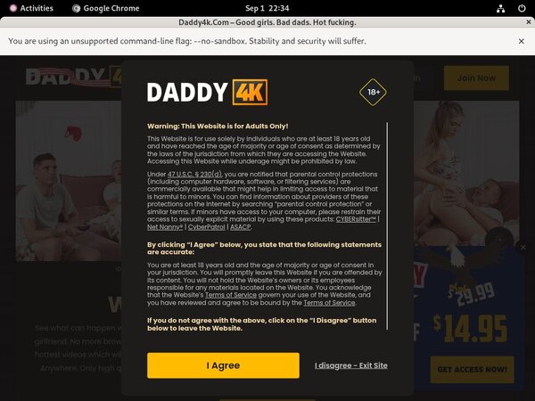 Daddy 4k Parola D'ordine
