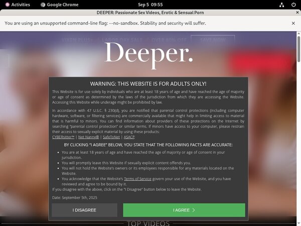 Deeper.com Update