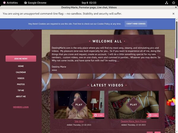 Destiny Marie Accounts