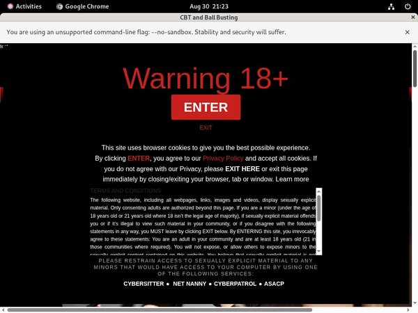 Discount CBT And Ball Busting