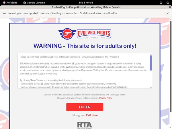 Evolved Fights Limited Promotion