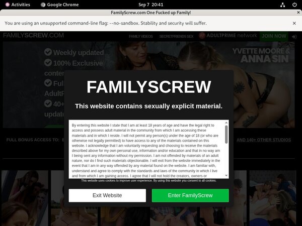 Familyscrew.com Facebook