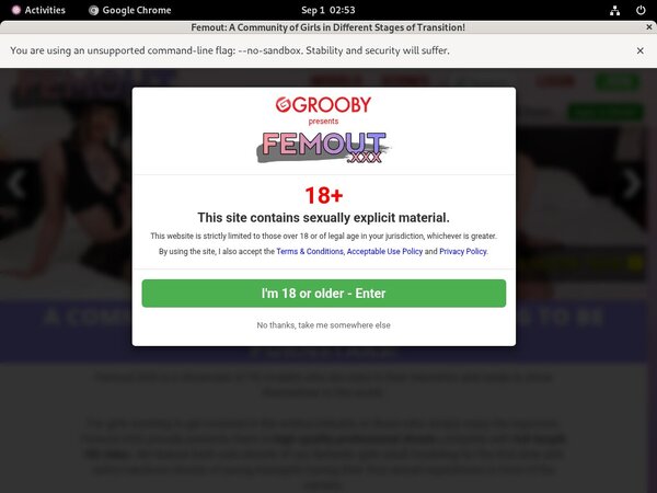 Femout.xxx Using Pay Pal