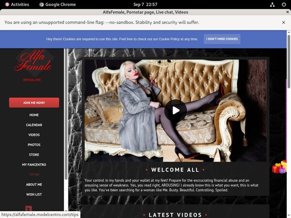 Free Alfafemale.modelcentro.com Pass