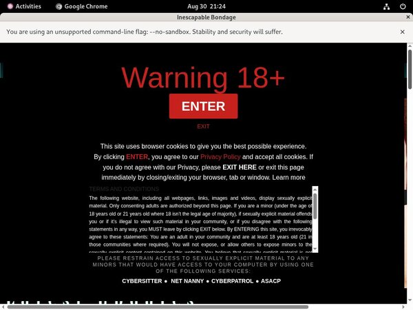Free Inescapable Bondage User