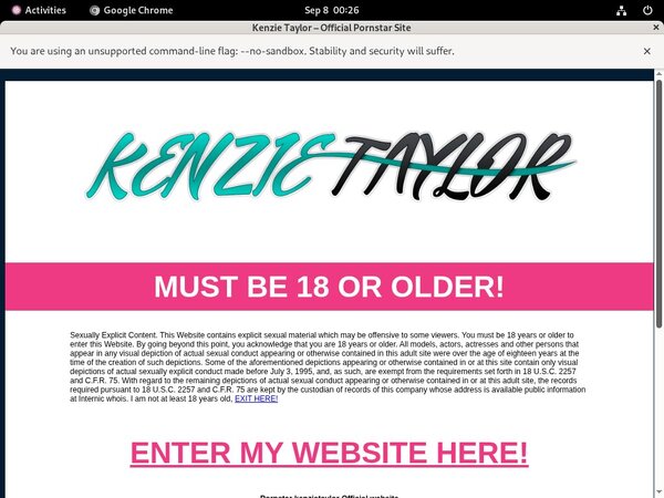 Free Kenzietaylor.com Day Trial