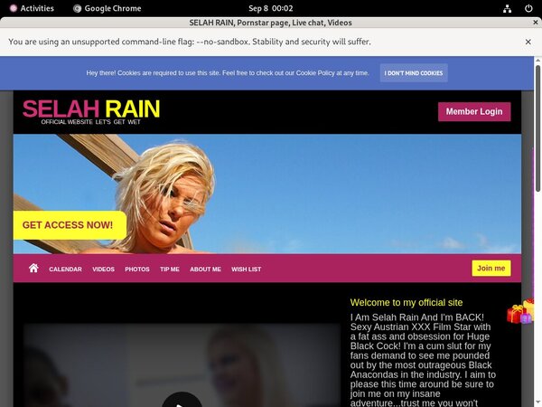 Free User For SELAH RAIN