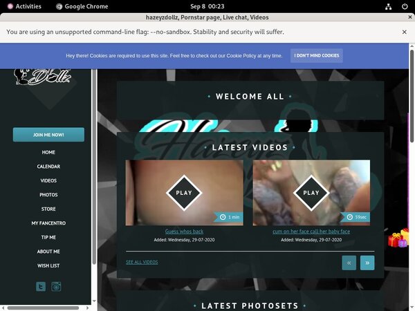 Hazeyzdollz.com Credit Card