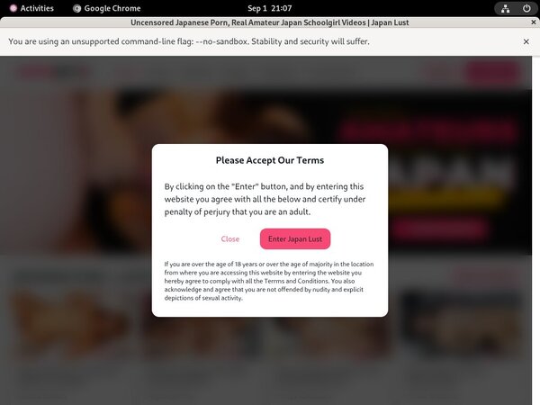 Japanlust.com Free Trial Signup