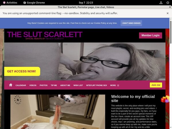 Join TheSlutScarlett Free
