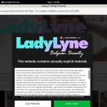 Lady Lyne Signup Form