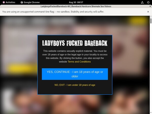 Ladyboysfuckedbareback.com Free Trial Acc