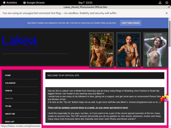 Lakea-model.com Free Account Passwords
