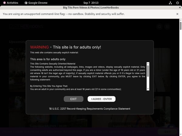 Loveherboobs.com Free Pass