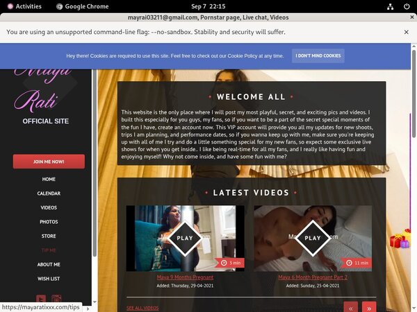 Mayrai03211@gmailcom With Visa