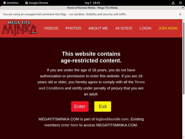 Megatitsminka.com Log In