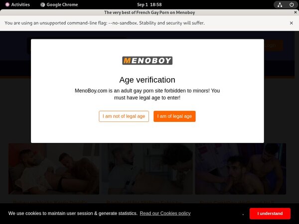 Membership Trial Menoboy.com
