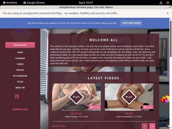 Mistydareious.com Discount Account