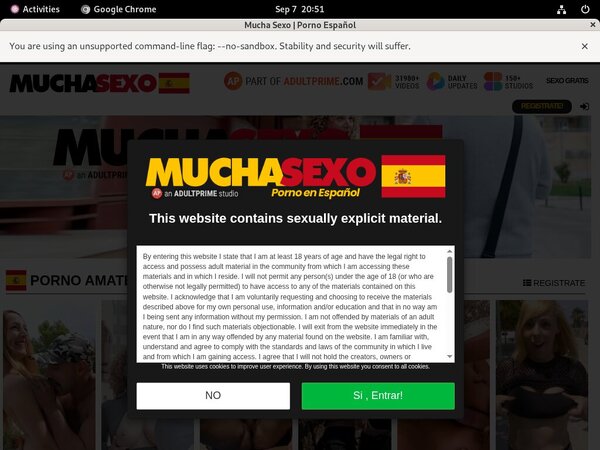 Mucho Sexo Free Memberships