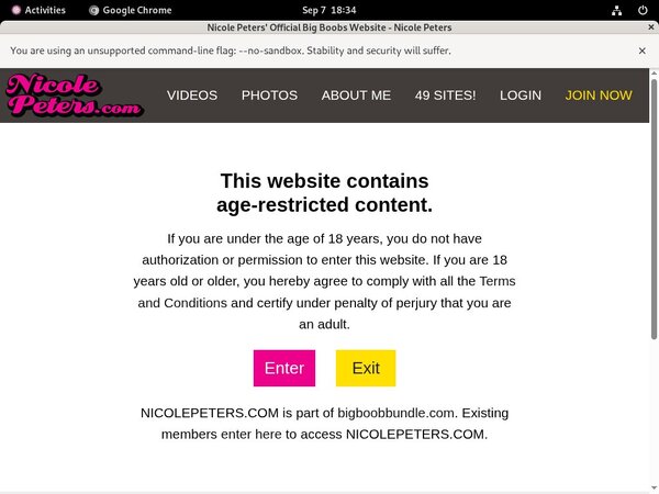 Nicole Peters Vxsbill Page