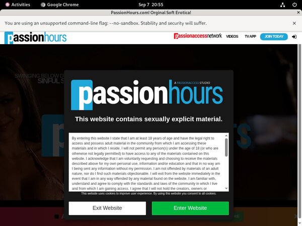Passionhours.com Web
