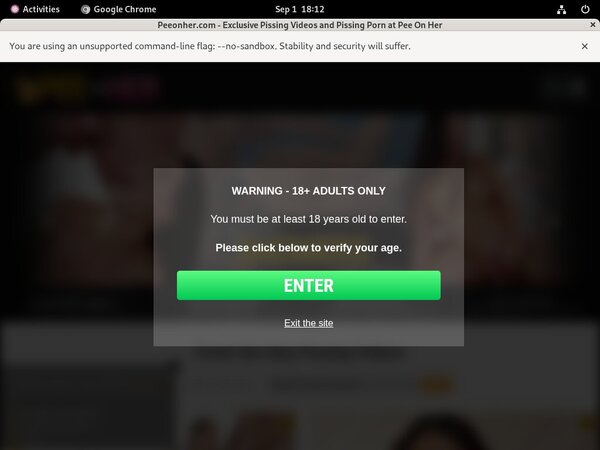 Peeonher.com Member Account