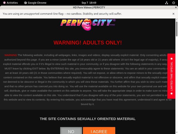 Perv City Discount Account