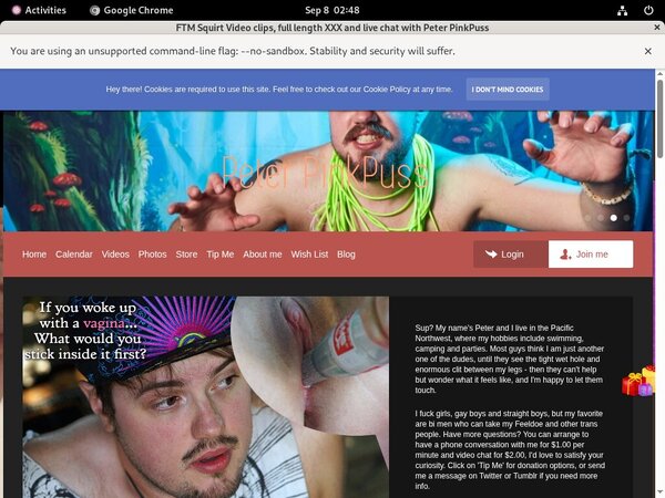 Peterpinkpuss.com Join With ClickandBuy