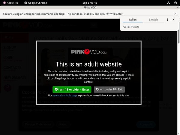 Pink O VOD Renew Membership