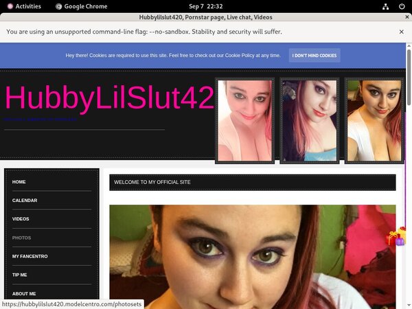 Porno Hubbylilslut420.modelcentro.com