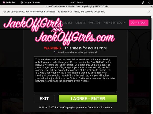 Promo Jack Off Girls Free Trial