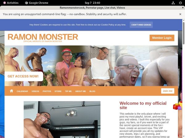 Ramonmonstercock.com Free Account And Password