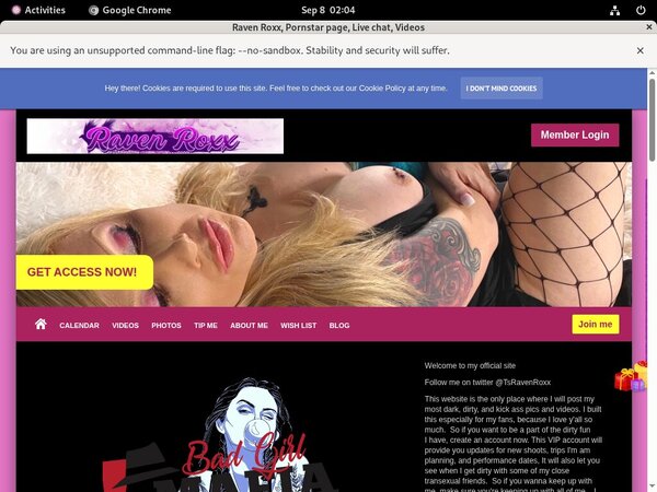 Raven Roxx With Canadian Dollars