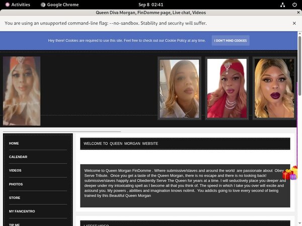 Real Thequeenmorgan.net Accounts