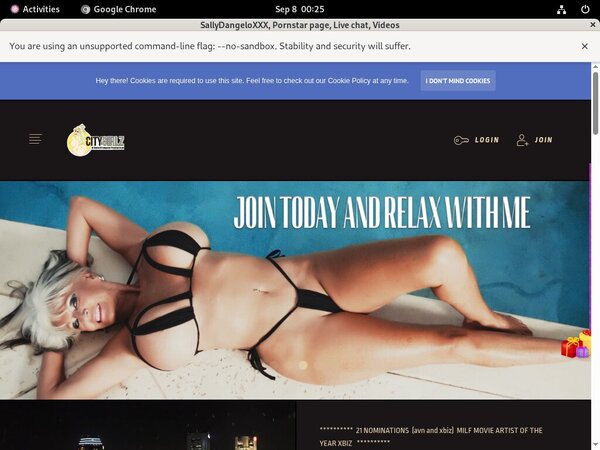 SallyDangeloXXX User And Password