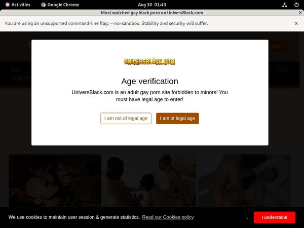 Universblack Signup Form Universblack Signup Form