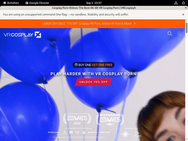 VR Cosplay X Discount Membership Deal