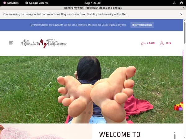 Where To Get Free Admiremyfeet.com Account