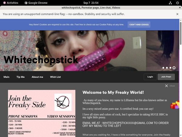 Whitechopstick With Paypal