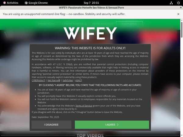 Wifey.com Website Password