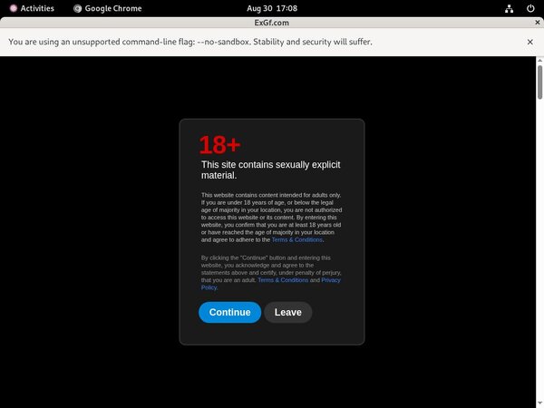 Working Exgf.com Password