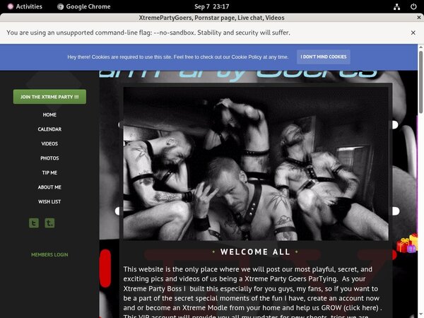 XtremePartyGoers Secure Purchase
